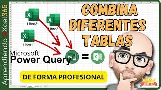 Como COMBINAR Diferentes TABLAS de DATOS en una SOLA con #powerquery