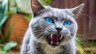 Cats Meowing Aggressively | Angry Cat Sounds To Attract Cats | Cat Videos Meowing