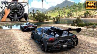 Lamborghini Huracan Super Trofeo & Mercedes-AMG ONE | Forza Horizon 5 | Thrustmaster T300RS gameplay