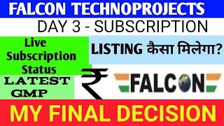 Falcon Technoprojects Ipo Falcon Technoprojects Ipo ReviewFalcon Technoprojects Ipo GmpFalcon Ipo