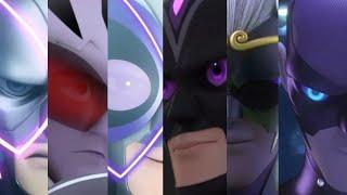 All Gabriel Agreste Transformations From Miraculous Ladybug Season 1 -5 And Miraculous World Series