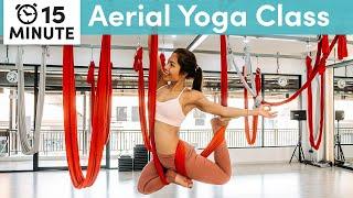 15 Minute Aerial Yoga Class