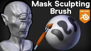 How to Use Blender's Sculpting Mask Brush (Tutorial)