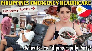 ENDED UP IN HOSPITAL FOR NEW YEAR & BIG FILIPINO FAMILY PARTY! Philippines Province Life