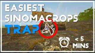 ARK New EASIEST Sinomacrops Taming Trap | How to Tame a Sinomacrops | The BEST Method!