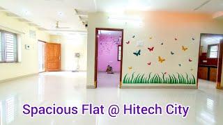 Spacious & semi Furnished 3bhk Resale Flat for sale in Hitexcity Madhapur||Hyderabad