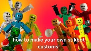 How to make your own/repair you own#stikbots!