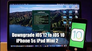 How to Downgrade iPhone 5s or iPad mini 2 From iOS 12 to iOS 10.3.3