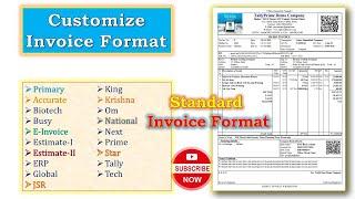 TallyPrime Customize Invoice | Customize E- Invoice with QR Code Setup | Customize Half Page Invoice