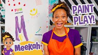 Meekah Paints and Makes Her Own Clothes at Playday! | Blippi Toys