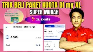 cara beli paket kuota super murah di aplikasih myXL