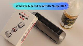 Unboxing & Recoiling Artery Nugget RBA Base pake clapton wire | Indovapor