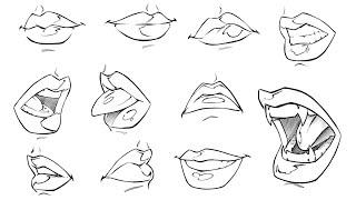 Practice Drawing Female Lips