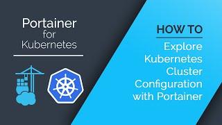 Kubernetes cluster configuration with Portainer