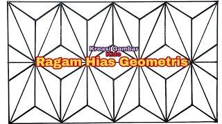 Menggambar Ragam Hias Geometris Yang Mudah Sekali