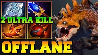 2 Ultra Kills + 22 Kills !! Primal Beast Dota 2 Offlane 7.34 Carry Meta Pro Gameplay Guide Build