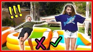 Don't Trust Fall Into The Wrong Mystery Pool | GROSS Challenge! | We Are The Davises