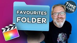 EFFECTS FAVOURITES FOLDER CATEGORIES in Final Cut Pro [Organise your Titles, Transitions & Effects]