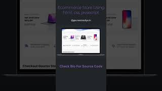 Ecommerce store using pure html and css javascript #html #css #javascript #webdevelopment #learnhtml