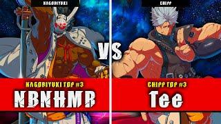 GGST | NBNHMR (Nagoriyuki) VS Tee (Chipp) | Guilty Gear Strive High level gameplay