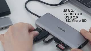 MOKiN 14 in 1 USB-C Hub Multiport Adapter | Enhance connectivity & Strong Compatibility