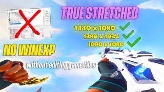 valorant true stretch tutorial (works in 2025)