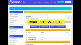 How To Make A Complete PTC Website Without knowledge PTC Evolution Script 5.7 with New Template