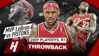 MVP LeBron James in His Prime Years! Full Series Highlights vs Pistons 2009 NBA Playoffs - BEAST!