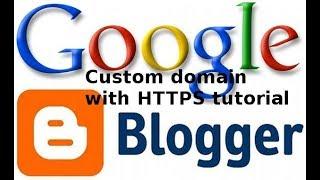 Blogger custom domain HTTP to HTTPS for free