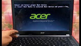 Reboot and Select Proper Boot device or Insert Boot Media in selected Boot device and press a key