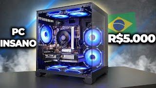 PC GAMER DE R$5000 PARA RODAR TUDO! DIRETO DO BRASIL (COM TESTES) 2024