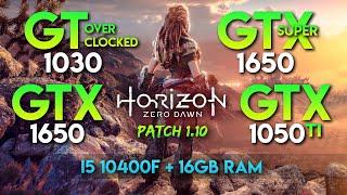 Horizon Zero Dawn | Patch 1.10 | GTX 1650 Super | GTX 1650 | GTX 1050 Ti | GT 1030 | Gameplay Test
