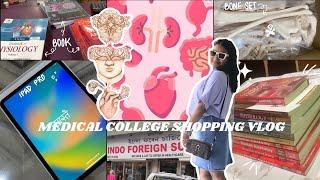 MED SCHOOL SHOPPING WITH ME || shop for medical college as a 1st year med student ‍️