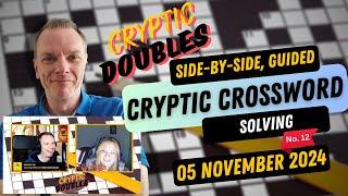 Cryptic Doubles - Side-by-side solving - How to Solve a Cryptic Crossword - No.12