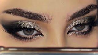  ميك اب قلتر للحفلات سهل 2023 GLITTERY NYE MAKEUP