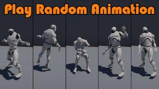 How To Play A Random Animation Montage - Unreal Engine Tutorial