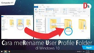 Akhirnya Bisa Juga Cara GANTI NAMA Folder USER PROFILE di Windows 10 