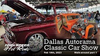 Dallas Autorama 2023 - Classic Car Show Walk Around - Muscle Cars, Hot Rods, Restomods (Part 1) 4K