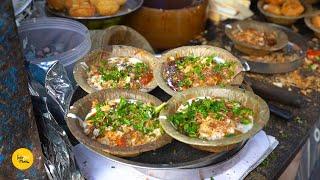 Lucknow Famous Matar Tikki Chaat Rs. 50/- Only l Shukla Chaat House l Lucknow Street Food