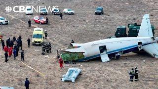 More than 30 presumed dead after Azerbaijan Airlines plane crash