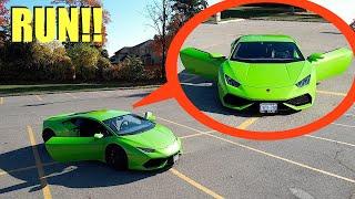 if you ever see this Lamborghini with the doors open, Don't approach it!! Run FAST!! (It's a Trap)