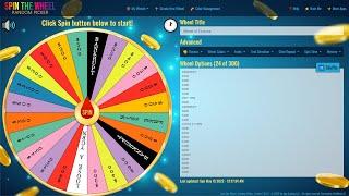 Tutorial: Spin The Wheel - Random Picker app for Windows 10/11 (download FREE from Microsoft Store)