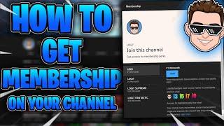 How to Get Membership on your YouTube Channel