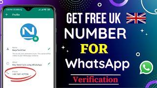How To Get Frëe UK  Number For WhatsApp Verification