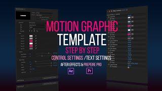 Create Motion Graphic Template (MOGRT) Step by Step in After Effects