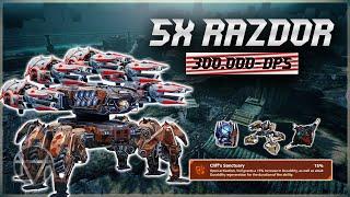 [WR]  5X Razdor Doing 300,000 DPS – Mk3 Gameplay | War Robots