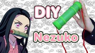 DIY Nezuko Bamboo Muzzle (Easy and Cheap ) | Demon Slayer Cosplay 竈門禰󠄀豆子 コスプレ