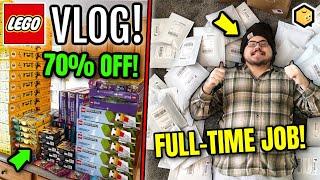 LEGO CLEARANCE SEASON IS BACK! Packing Orders as a FULL-TIME LEGO Bricklink Seller! LEGO Vlog #13