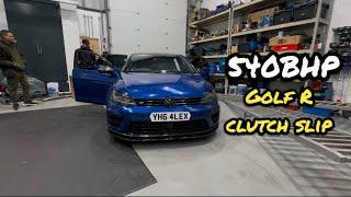 MY 540BHP GOLF R CLUTCH SLIP ITS NOW FINE AND FAST!