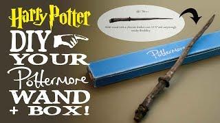 How To Make Your Pottermore Wand + Box!  Harry Potter DIY